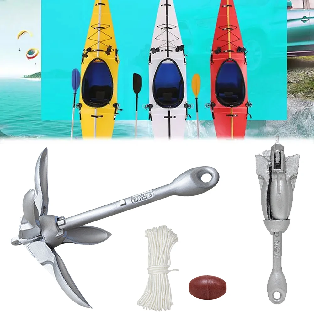 0.7KG 1.5KG Stainless Steel Fo - Fishing Kayak Anchor ulasan dan harga