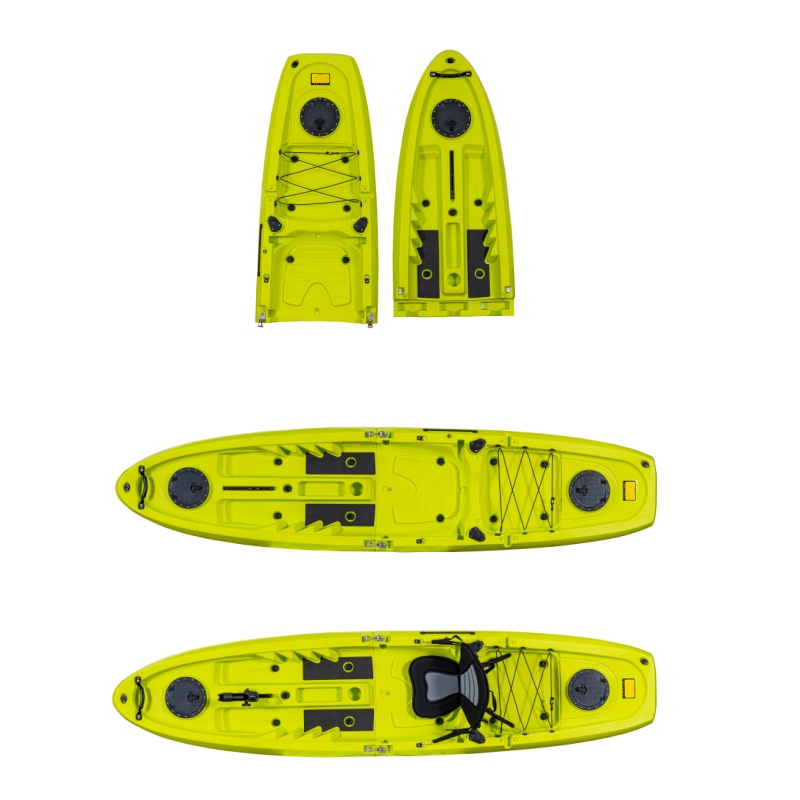 LSF Novel 3.3Meter 11FT Split  - Fishing Kayak Pedal Drive ulasan dan harga